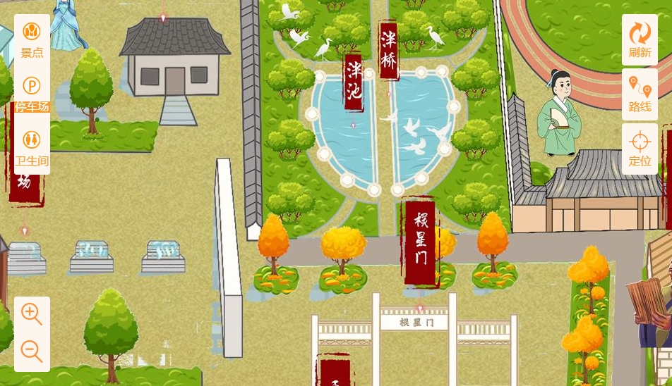 平凉手绘地图景区语音讲解导览系统：智慧景区建设的基石